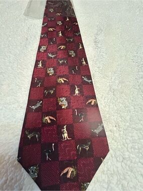 🎁3 for $30 - National Geographic Animal Motif Silk Tie